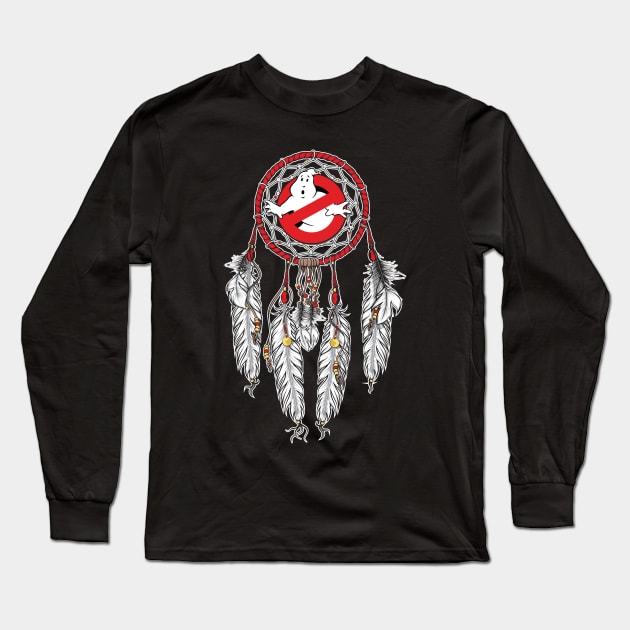 Ghostbusters Dreamcatcher Long Sleeve T-Shirt by Custom Ghostbusters Designs